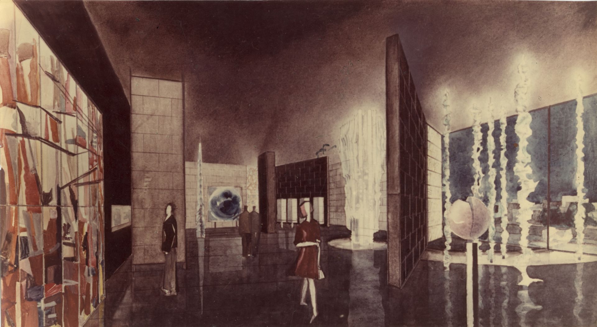 Návrh expozice československé účasti na EXPO `67 v Montrealu