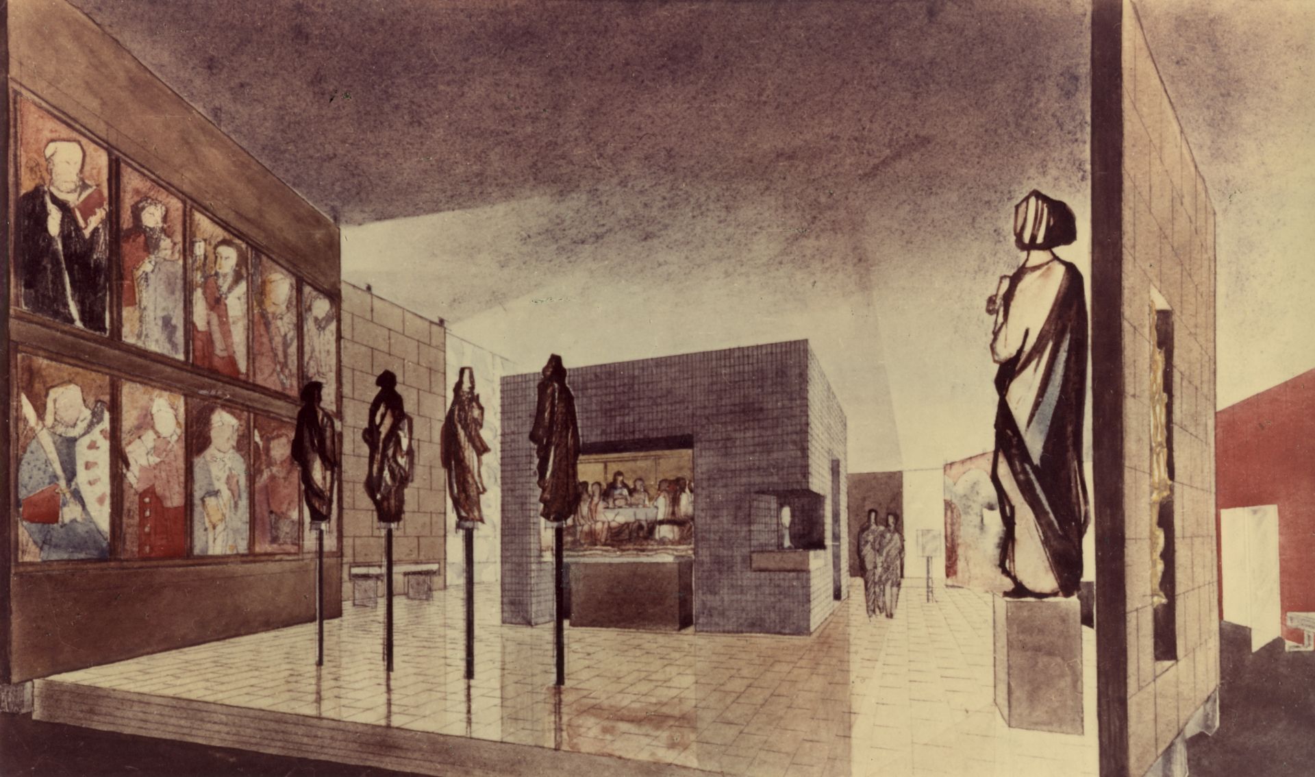 Návrh expozice československé účasti na EXPO `67 v Montrealu, Síň staletí