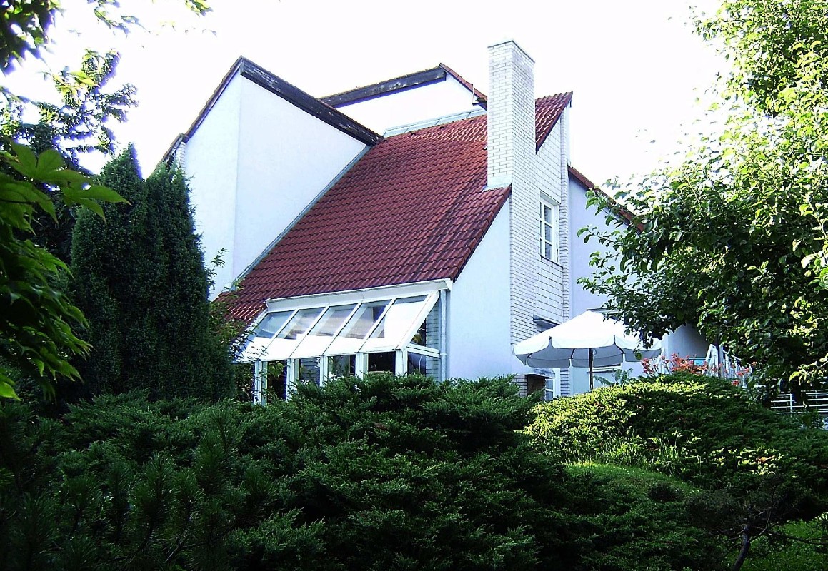 Rodinný dům, Rudolfov, pohled ze zahrady