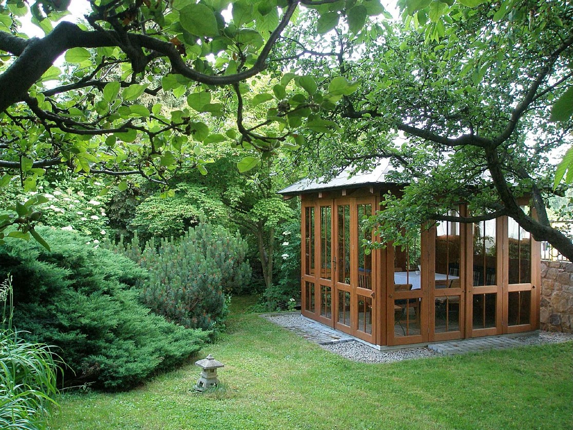 Rodinný dům, Rudolfov, altán