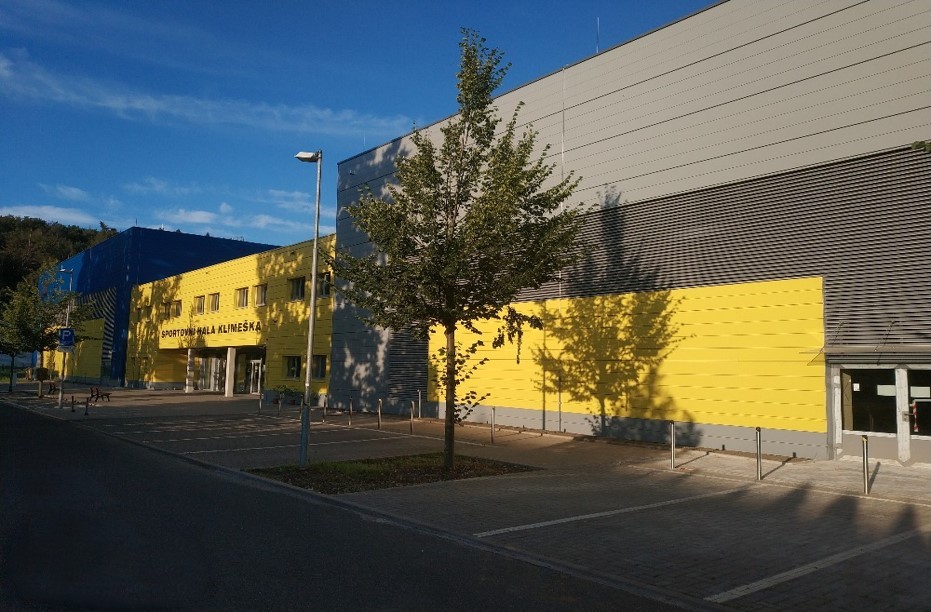 Sportovní hala Klimeška, Kutná Hora, exteriér