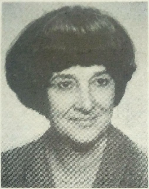 Jiřina Loudová, portrét, repro: Architektura IL, 1990, č. 1, s. 16 Jiřina Loudová_repro: Architektura, 1990