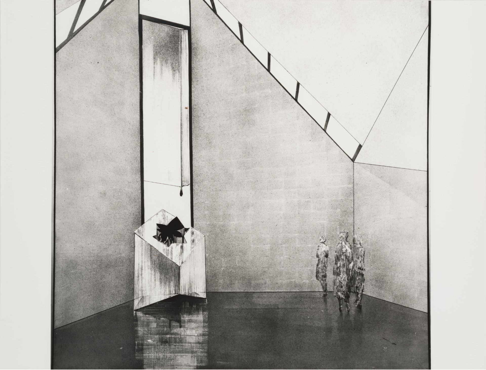 Muzeum Památníku Lidice_perspektiva_interiér