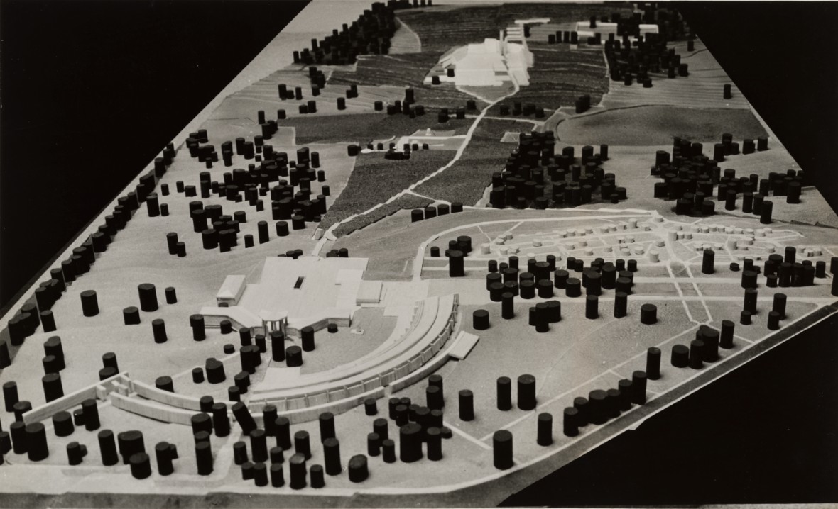 Muzeum Památníku Lidice_model situace