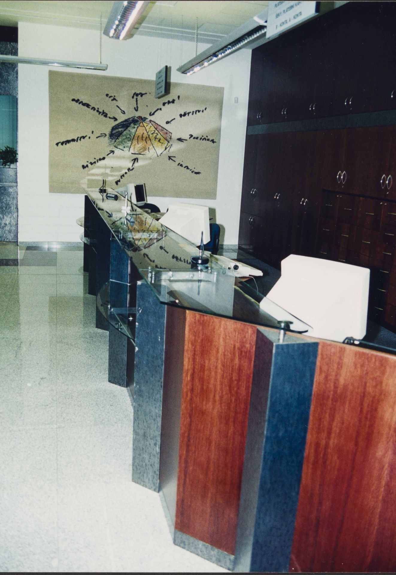 Reconstruction and extension of the interior of Komerční banka, Congress Centre, interior photos, archive of Daniela Fenclova Fenclová_KB_2