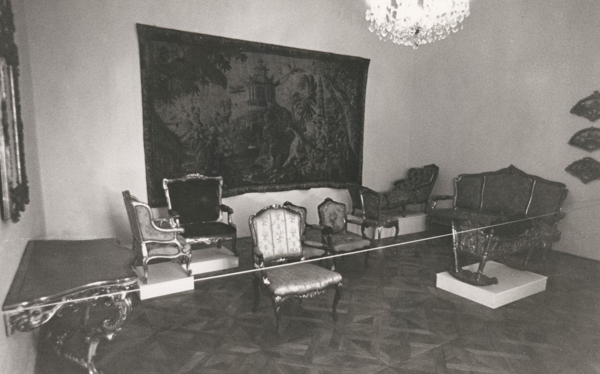 Permanent exhibition of the development of furniture from the collections of UPM at Duchcov Castle, photographs of the exhibition, archive of Daniela Fenclova Fenclová_Duchcov_5
