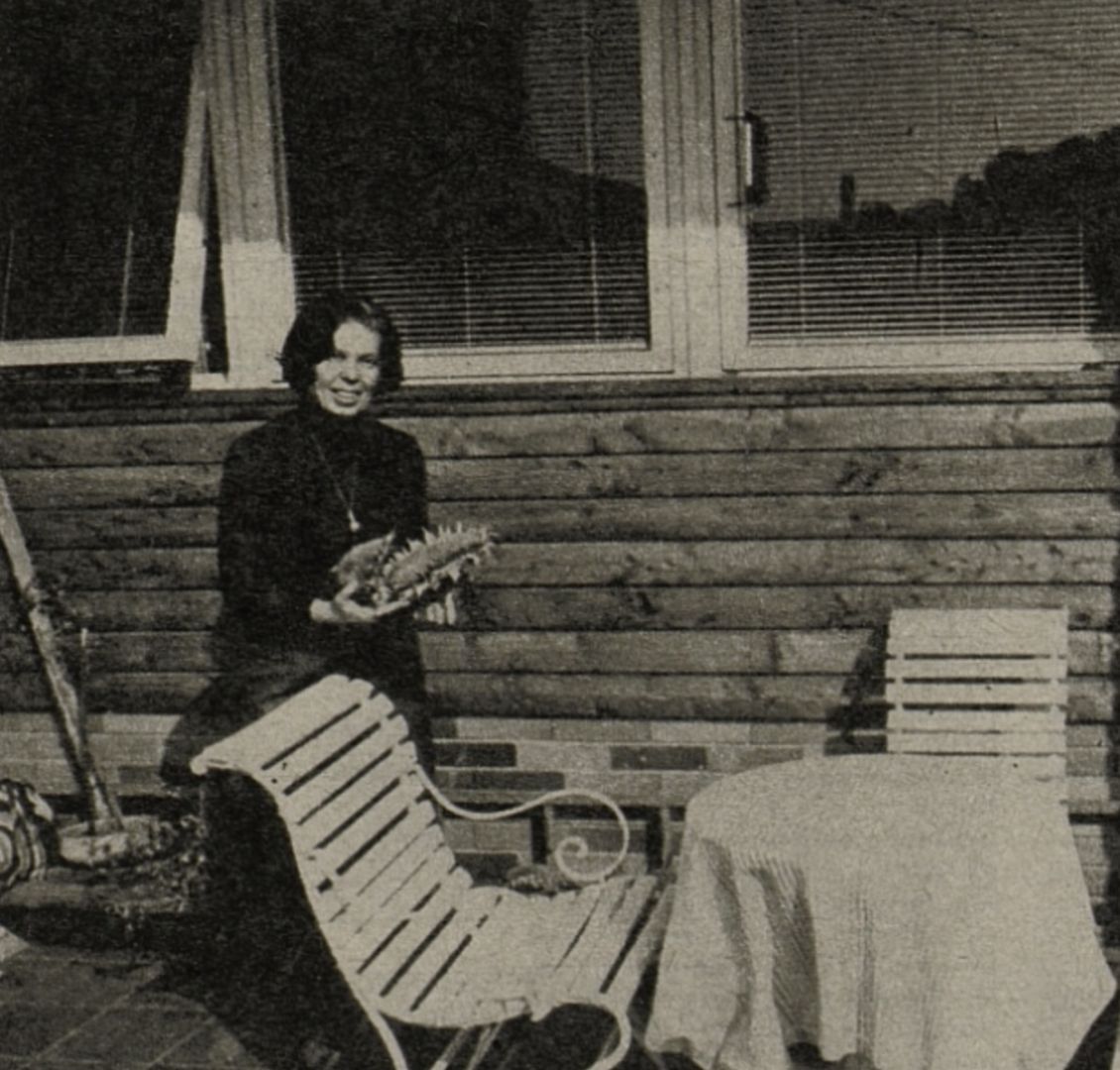 Eva Rozehnalová-Bínová, repro: časopis Vlasta rozehnalová portrét