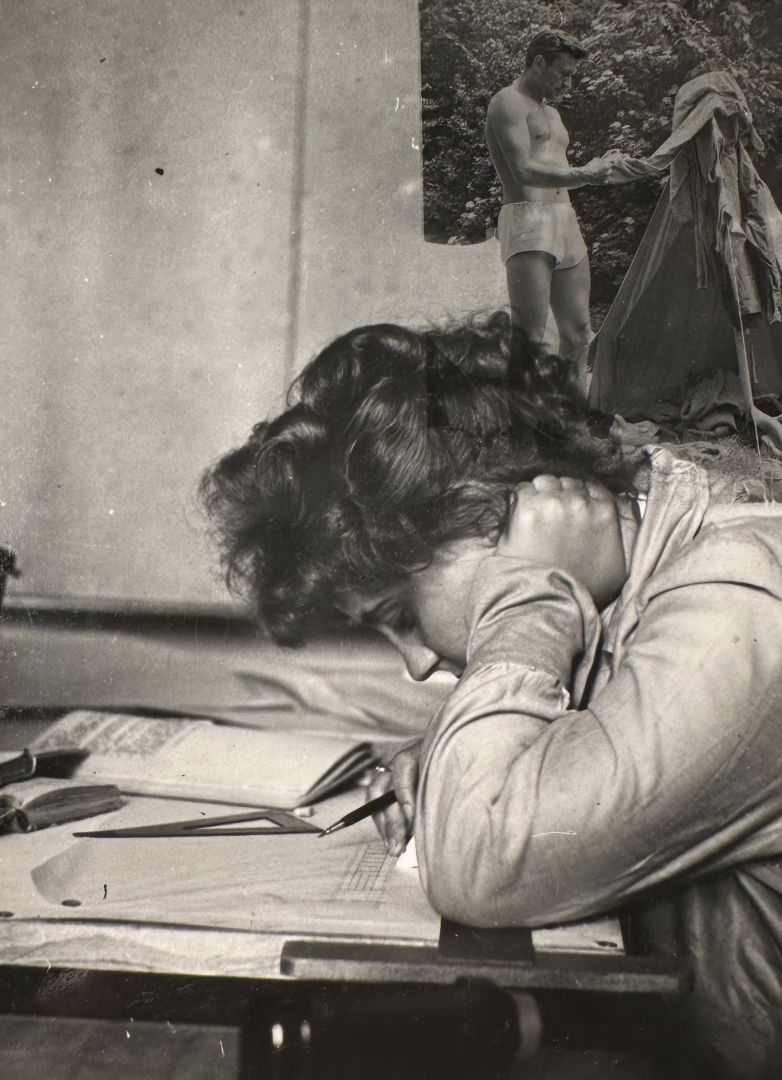 Portrét ze studia, 50. léta, soukromý archiv Svarcova_portret