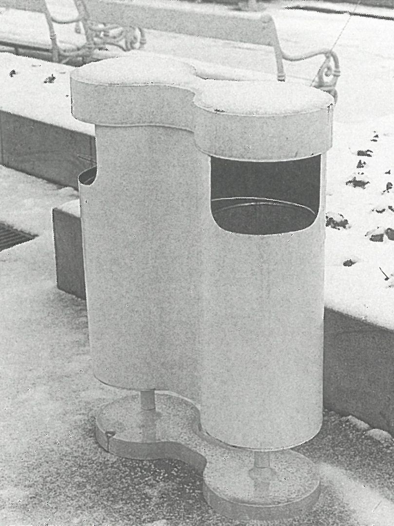 Eva Fantová, Bohumil Fanta, Mobiliář a informační systém pro léčebné trasy, Mariánské Lázně, archiv Evy Fantové Fantová_Mariánské lázně_nové_4