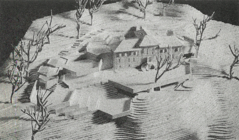 Rekonstrukce restaurace Nebozízek_situace