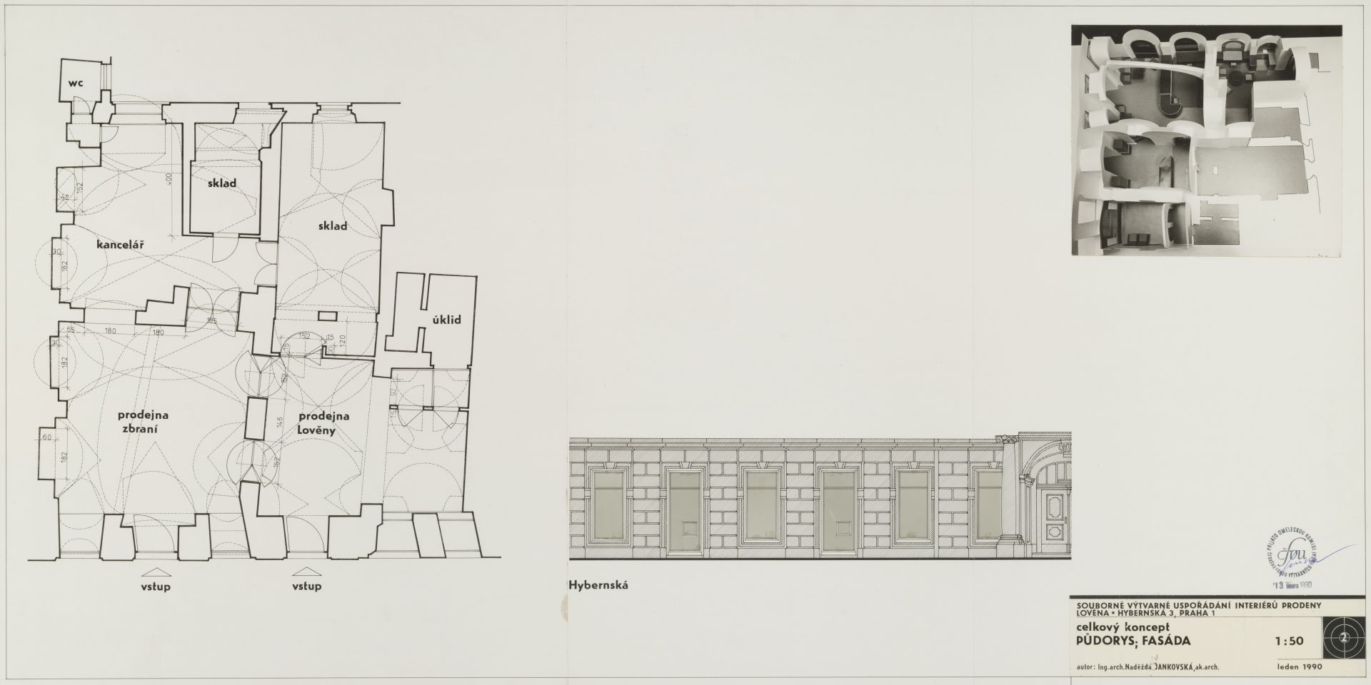 Vaníčková_Lověna_půdorys