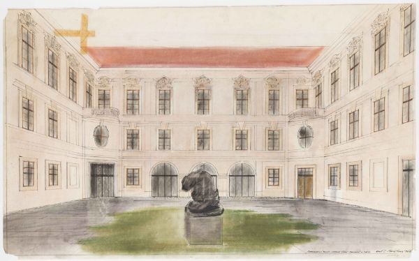 Úpravy Šternberského paláce pro sbírky Národní galerie Praha