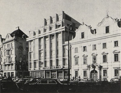 Hotel Ural (dnes hotel Central), nám. Republiky, Plzeň