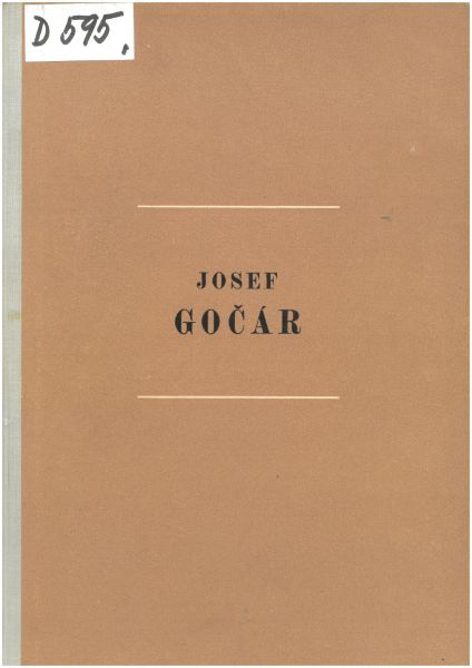 Josef Gočár, publikace