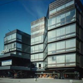 Department store Kotva on Republic Square,  Prague