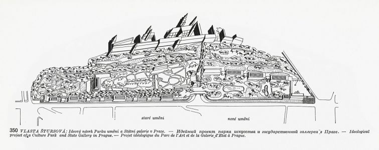 Ideový návrh Parku umění se Státní galerií, Praha